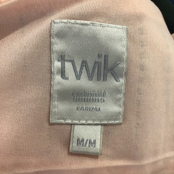 Twik  Exclusively Simmons pink/black dress SZ M - Picture 12 of 14